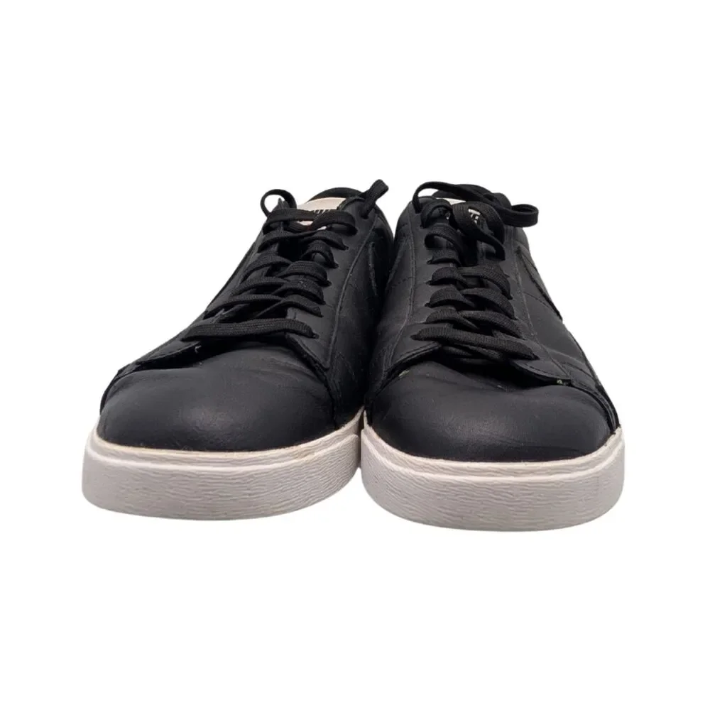 Nike Blazer Low Black Leather Sneakers Size Women's 10